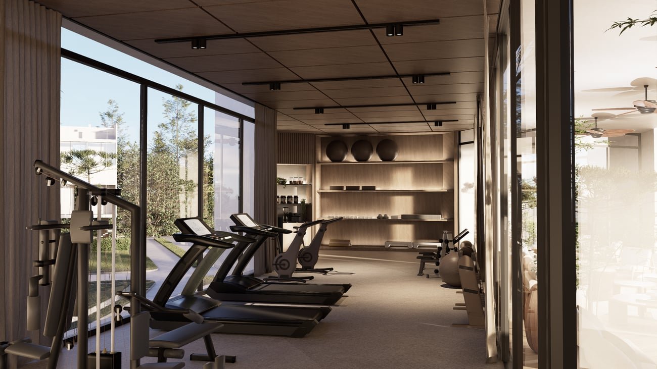 Gimnasio equipado del Szen Wellness