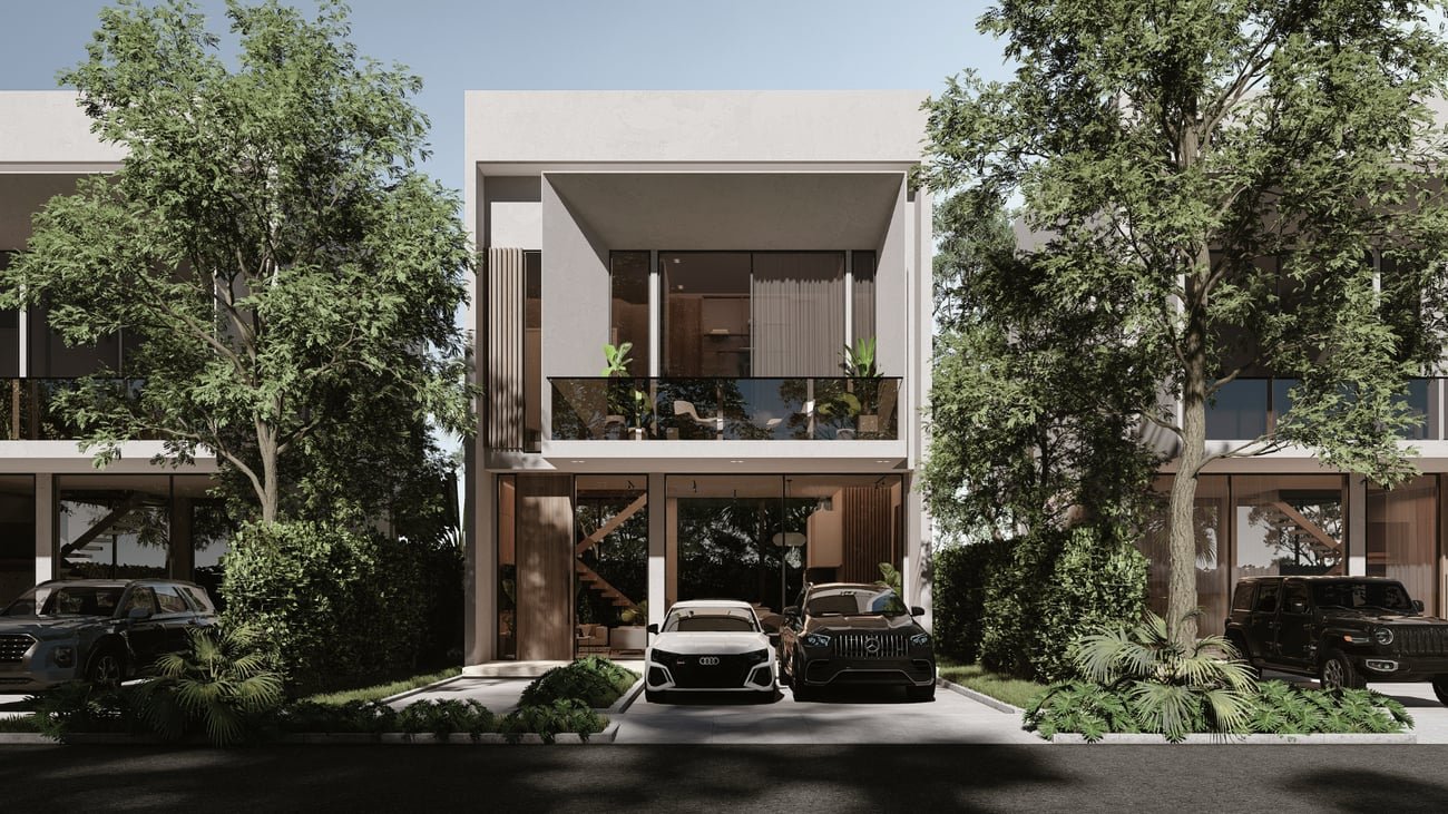 Villa 1 de Szenza, vista desde la calle